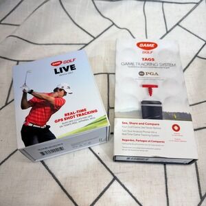 Game Golf Live and Tags Tracking System Bundle Red Real-Time GPS Shot Tracking